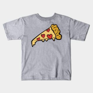 Pepperoni Heart Pizza Kids T-Shirt